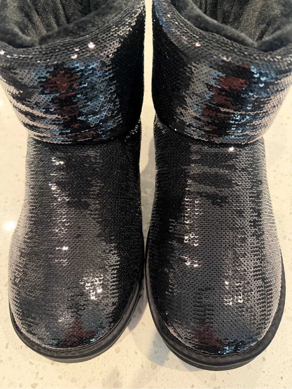UGG Classic mini mirror ball boot